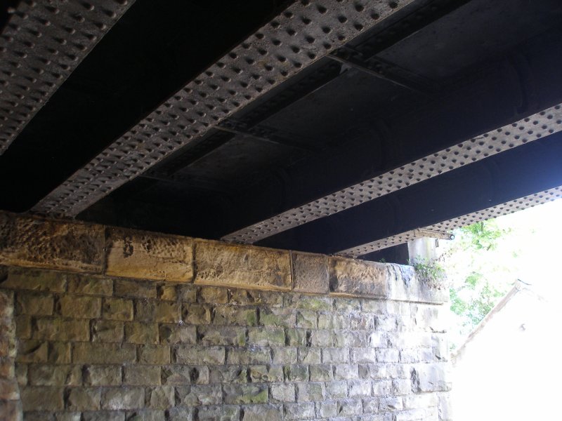 Anchor Pit underline bridge showing girder detail