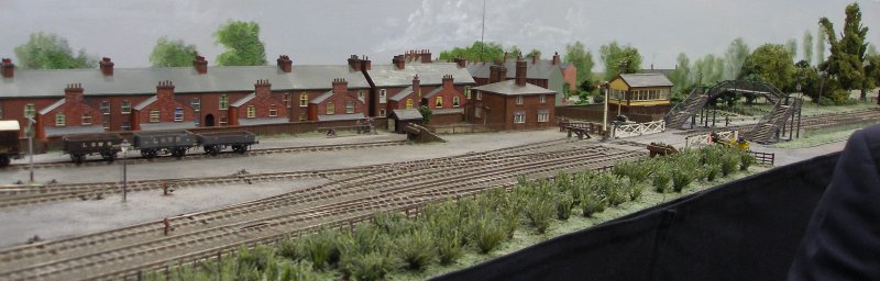Guy William's Aylesbury (18.2mm gauge) showing the station throat.