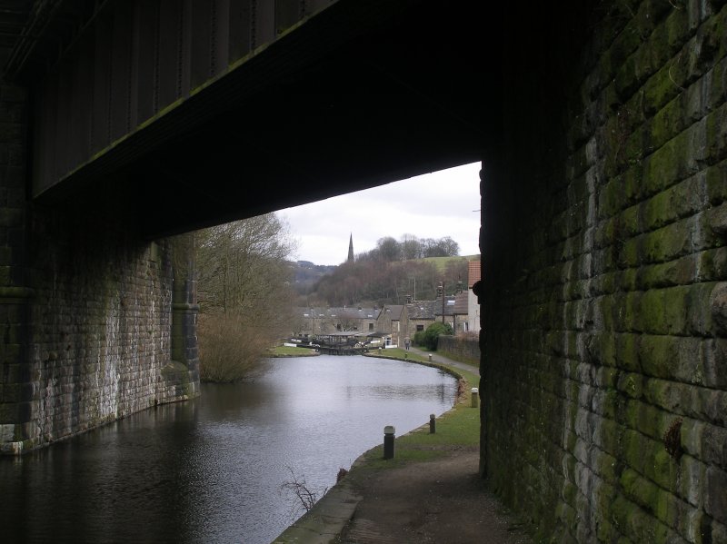 Rochdale Canal Bridge 102 at Gauxholme