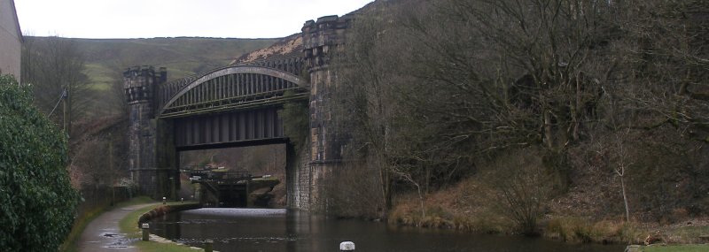 Rochdale Canal Bridge 102 at Gauxholme