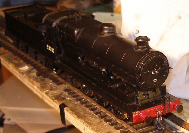 Sutherland Models LYR Class 31 0-8-0 heavy goods loco with BR initial smokebox number plate and shed plate applied