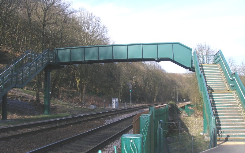 Calder Valley Dobroyd Crossing Footbridge Bridge 102A