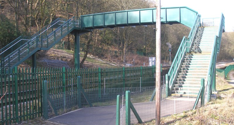 Calder Valley Dobroyd Crossing Footbridge Bridge 102A