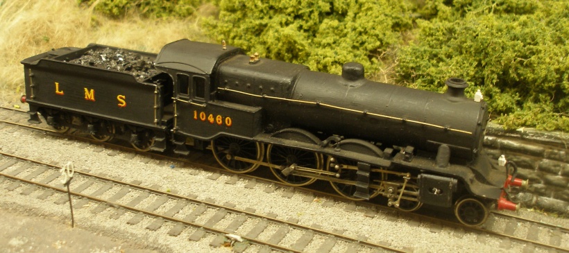 Millholme LYR Hughes Dreannought 4-6-0 as purchased on eBay and in its original LMS livery as 10460