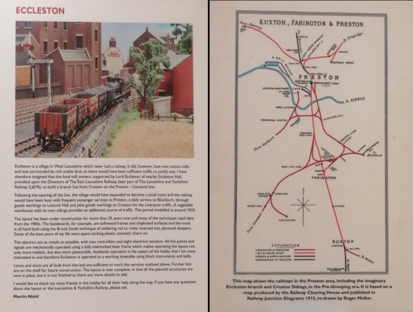 Eccleston LYR P4 model railway: history and location map