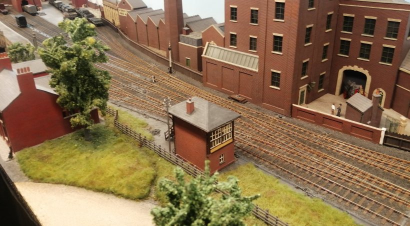 Eccleston LYR P4 model railway: signal box