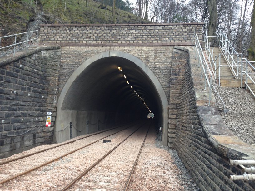 Holme Tunnel southern portal portal as rebuilt