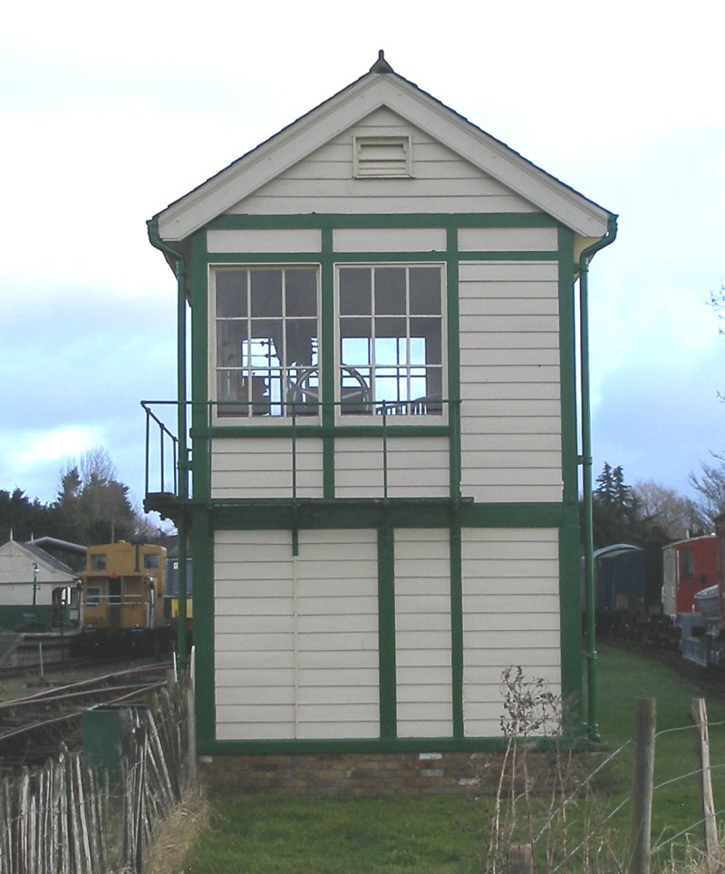 Mangapps Farm Railway Museum Great Eastern Railway signal box February 2015 end gable