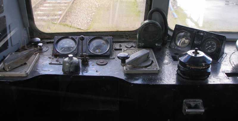 Metro-Cammell DMU Class 101 showing left hand of driver's desk