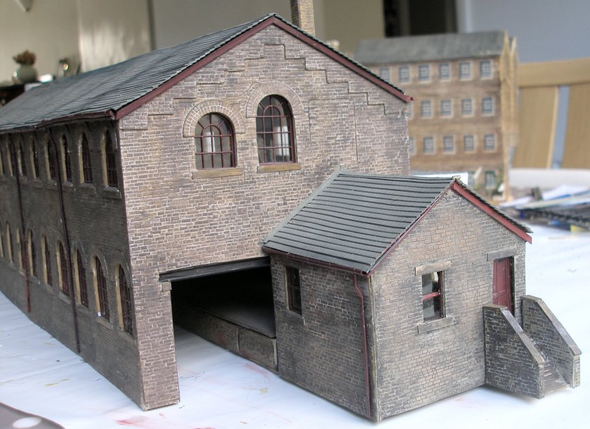Howarth goods shed 4mm scale. Offices