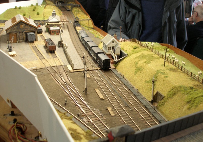 The Ryburn Lancahsire 7 Yorkshire Railway (LYR) P4 4mm scale layout as seen at the Lancashire & Yorkshire Railway Society Modeller's Meeting Todmorden 25 Mach 2023.
