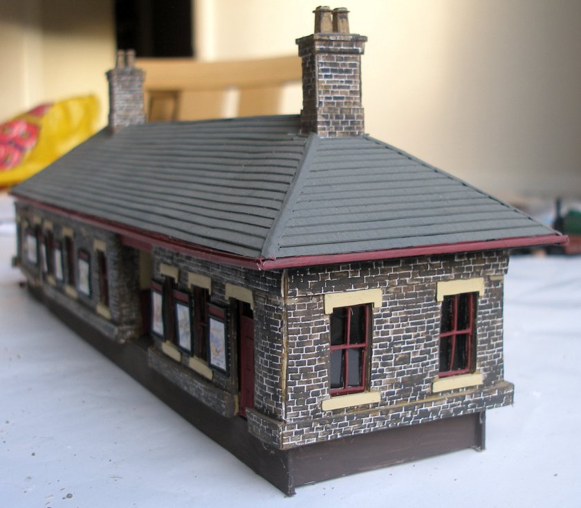 Meltham Station Building 4mm scale end