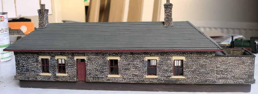 Meltham Station Building 4mm scale road side