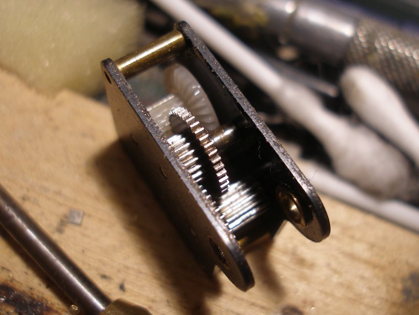 Kean RG4 1219 gearbox before dismantling