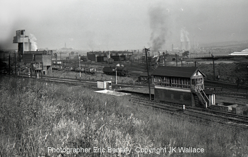 Rose Grove shed seen on Saturday 1/7/1967;  the shed was coded 24B by the LM