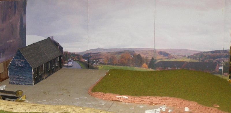 Backscene using Google Streetview imagery