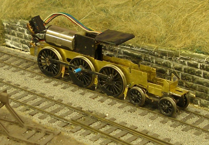 A third test run with bogie and brake gear in place.