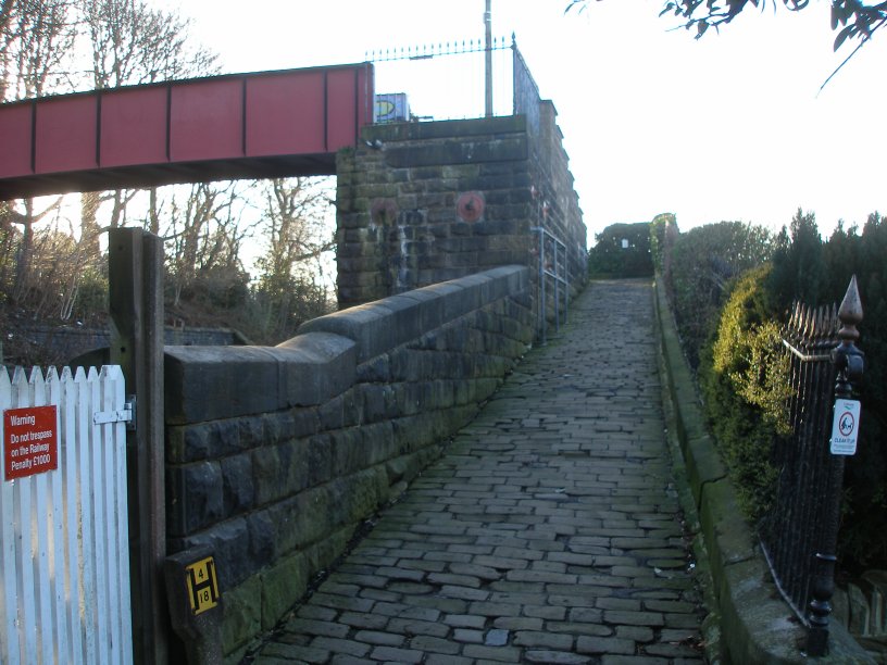 Stansfield Hall footbridge, Todmorden
