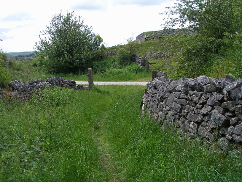 Occupation Crossing and approach cutting on the Tissington Trail