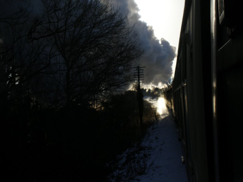 'Oliver Cromwell' heads south on the Great Central Railway