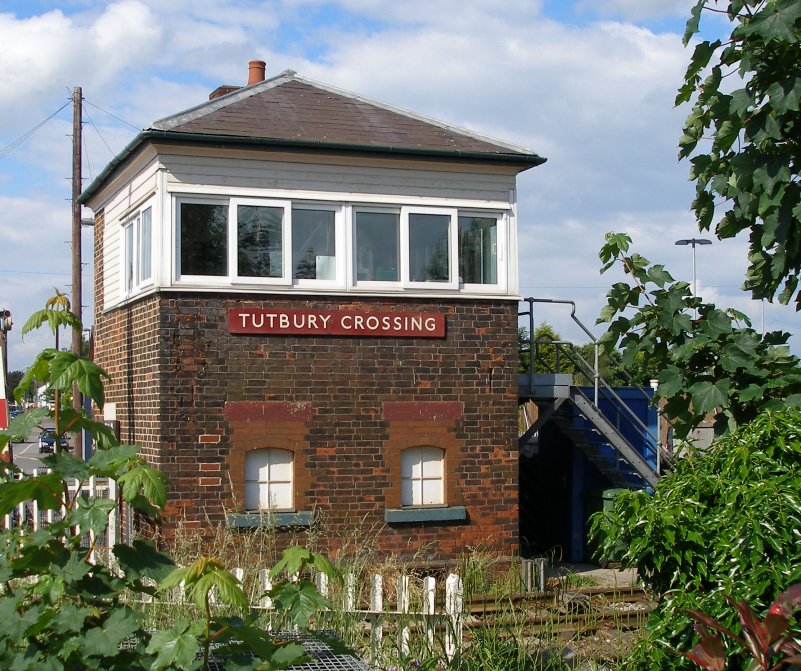 Tutbury Crossing Signal Box 7 June 2014
