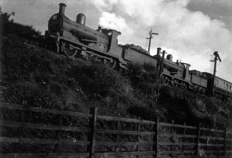 LYR 0-6-0s 12326 and 12352 pass Milner Royd Junction sometime in the late 1930s