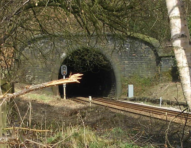 Winterbutlee Tunnel western portal photographed on Friday 25 March 2016
